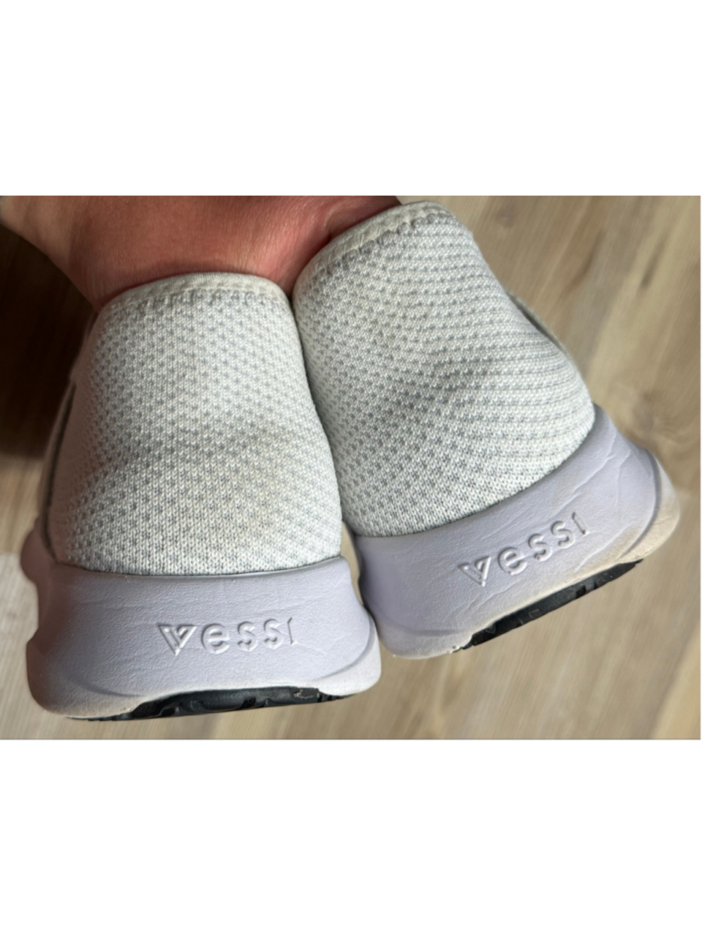 Men's Vessi everyday pearl white size 10 waterproof sneakers - Picture 5 of 16